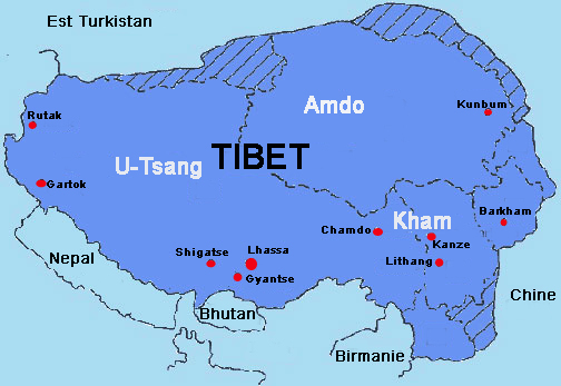 Carte Tibet 01